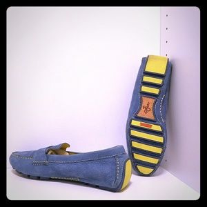 Cole Haan Nike Air light blue loafers